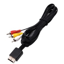6 Feet AV to RCA Audio Video Composite Cable Cord For Sony PS1 PS2 PS3 PS3 Slim