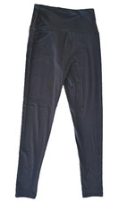 Women  s Black High Waist Leggings S/M Small Medium Soft Stretch Pull On Pants