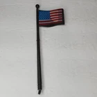 1984 Vtg Gi Joe Playset Watch Tower Flag Gray Vehicle Parts Piece Hasbro