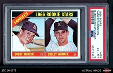1966 Topps #469 Bobby Murcer / Dooley Womack Yankees RCs RC PSA 6 - EX/MT