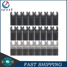 48PCS Metal Wood Universal Oscillating Multitool Quick Release Saw Blades Kit