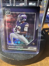 2024 Panini Donruss Optic - Jordan Addison #129 Black Pandora Prizm /25