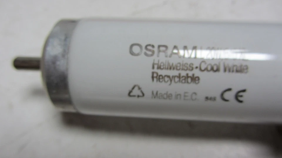 Osram Fluorescent Tube 20W/20 XL Cool White T12 38mm FA 6 Single Mono Pin - Image 3 of 3