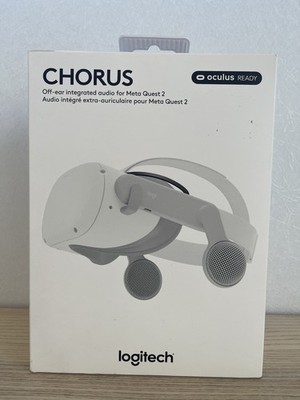 Logitech Chorus | Off-ear Integrated Audio White USB-C for Meta Quest 2 Headset