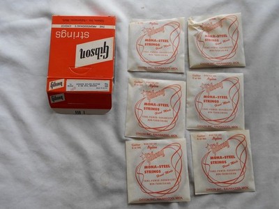 (NOS) GIBSON NYLON GUITAR E OR 6TH,WOUND  NO.493 X 1/2 DOZEN