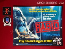 David Cronenberg autographed signed 11x14 photo Rabid Beckett COA