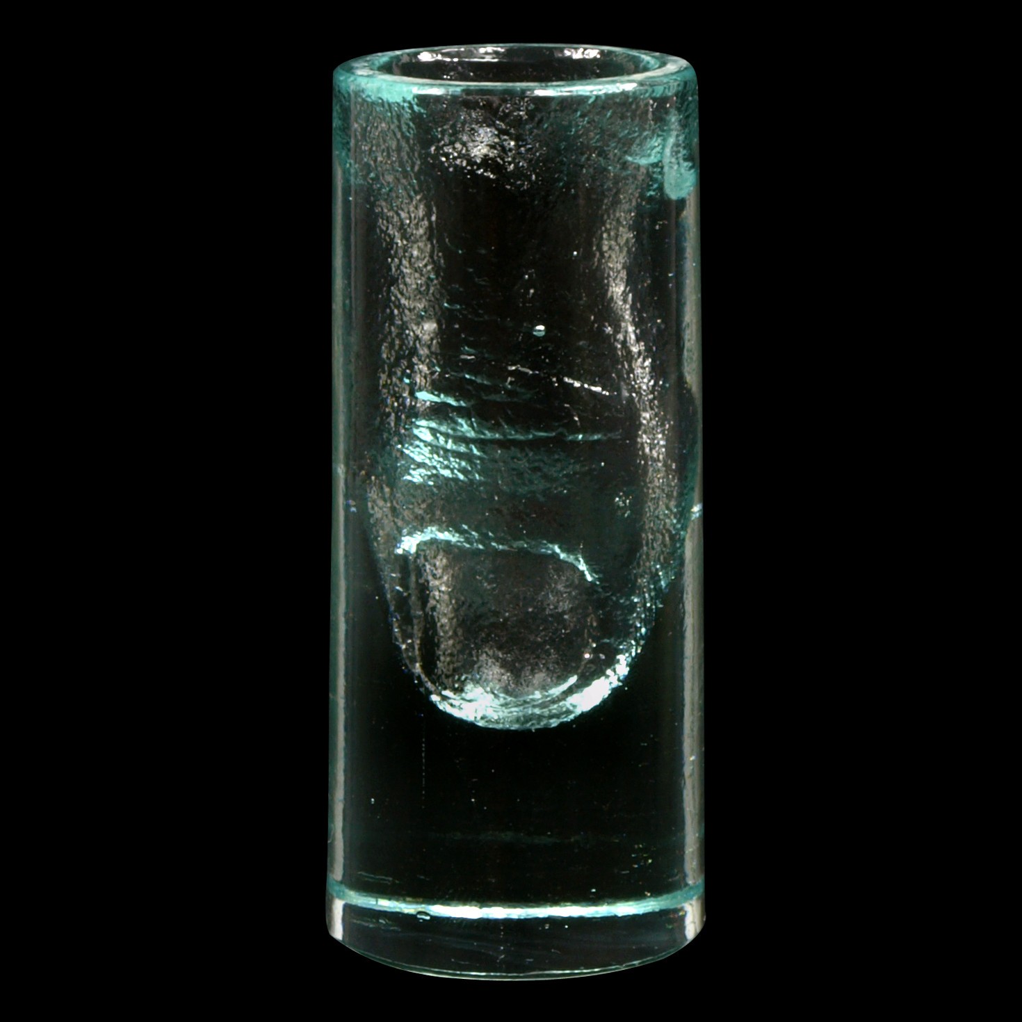 Verre à shot de Stanislaw Borowski pouce en verre soufflé bouche