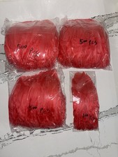 Lote al por mayor de 1600 piezas de plumas artesanales rojas sandía, plumas de ganso