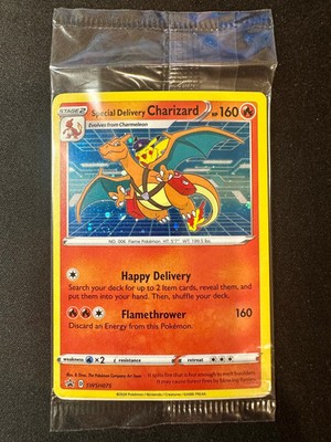 Special Delivery Charizard Holo SWSH75 SEALED UK Exclusive Promo Pokemon [NM] (4