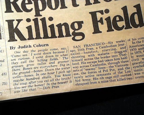 Campos de exterminio de Camboya Jemeres Rojos Genocidio Dith Pran Escape 1979 Editorial - Imagen 2 de 15
