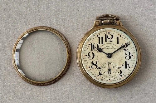 HAMILTON 992B Railway Special 21 Jewel Pocket Watch For Parts Restoration;A053