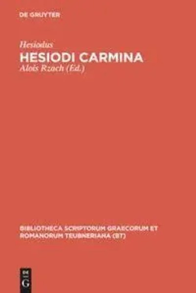 Hesiodus | Hesiodi Carmina | Buch | Griechisch (Bis 1453) (1992) | Issn-image
