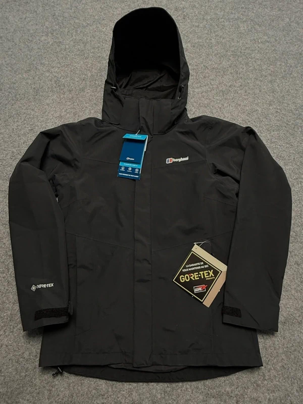 Berghaus Goretex HillWalker IA Women’s Waterproof Jacket Black Uk 10 - RRP  £195