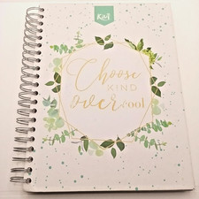 Kiut 200 Sheet College Ruled Spiral Notebook "Choose Kind Over Cool"