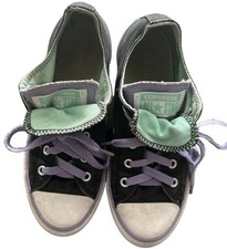 Converse All Star Double Tongue Low Top Sneakers - Junior Size 2