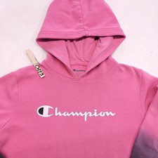 Champion Casual Hooded Long Sleeve Sweatshirt Youth Girls Size Large L Pink