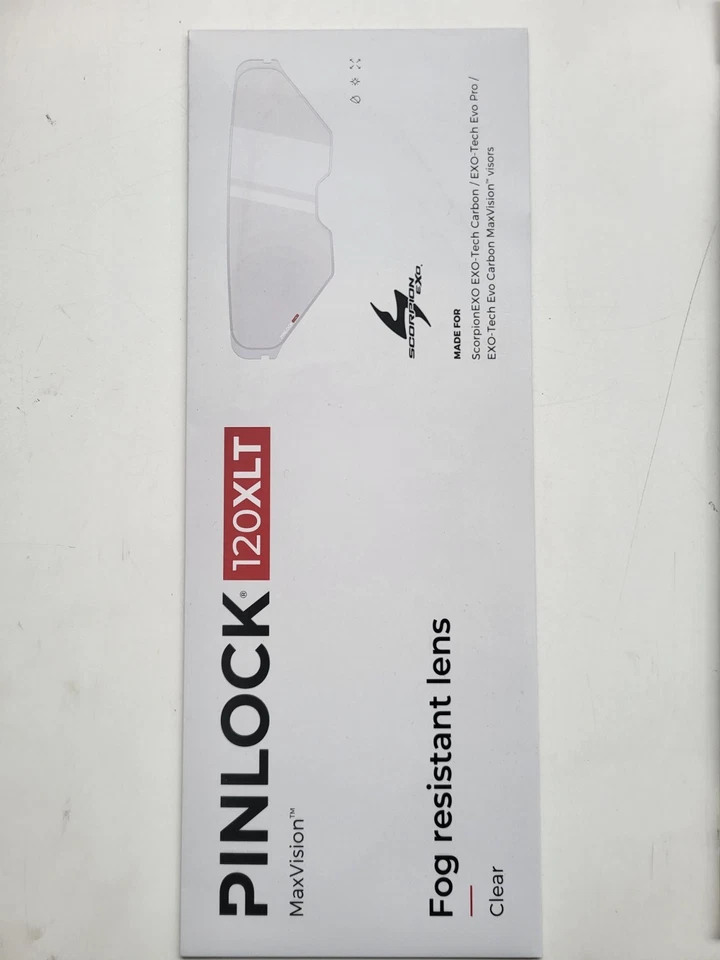 DKS243 PINLOCK ECRAN ANTIBUEE INCOLORE SCORPION EXO TECH / EXO TECH EVO / CARBON