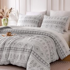 Boho Duvet Cover Set Cal King Size, 3 Pieces Bedding Set for All Season Soft ...