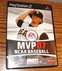MVP 07 NCAA Baseball Sony PS2 PlayStation 2 Complete with Manual
