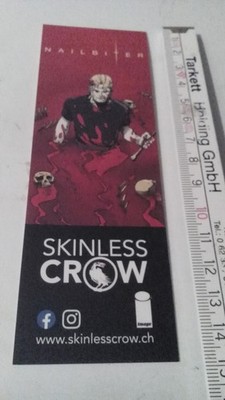 Skinless Crow Comic,  Lesezeichen, Book Byte, 15 cm, wie neu !!