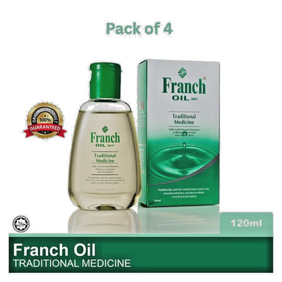 Franch Oil Traditional Medicine Burns Wounds Mosquito Bites 120ml - 4 Boxes
