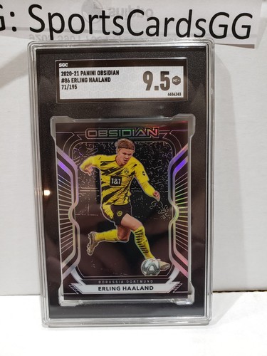 2020 Panini Obsidian Erling Haaland #86 SGC 9.5