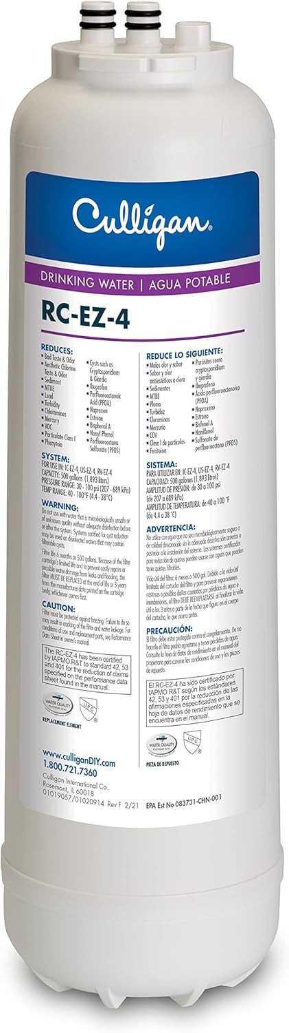 Culligan RC Change Premium Water Filtration EZ-4 (Best Filtr