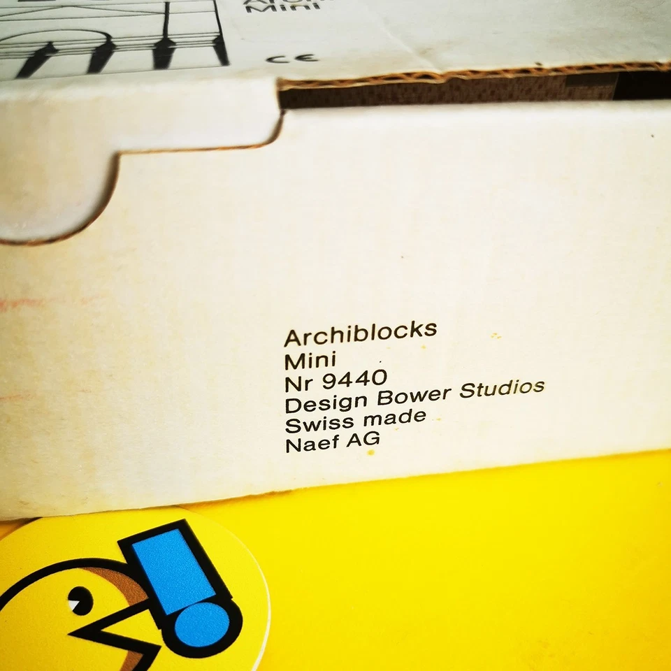 vintage Naef Archiblocks Mini construction building blocks set toy Bower Studios - Image 4 of 4