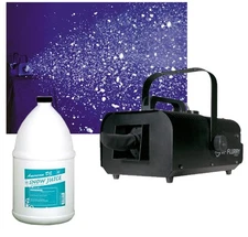 American DJ VF Flurry Hiigh Output 600W Snow Machine with Gallon Fluid Package