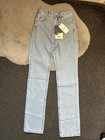 light blue stradivarius straight leg jeans - tall length size 4 ladies NWT