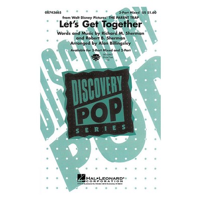 Let's Get Together (from The Parent Trap) ShowTrax CD