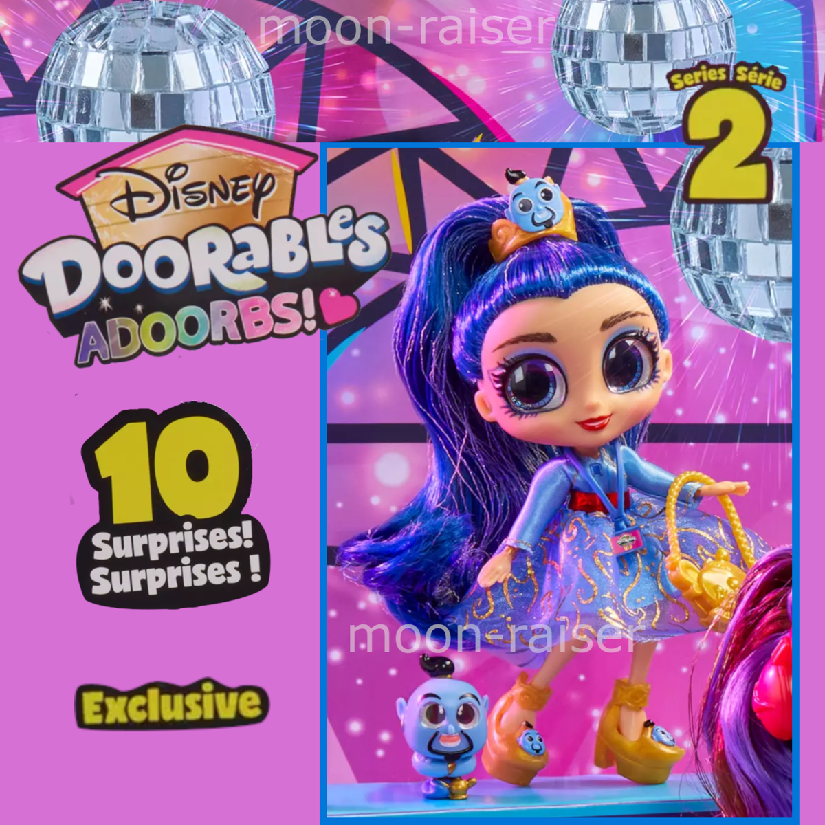 Disney Doorables ADOORBS! Series 2 GIA Aladdin Genie Superfan Doll