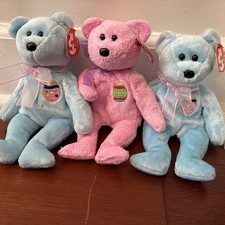 Easter Themed Beanie Babies-Lot Of 3