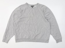 Womens UK Size L Primark Grey Pullover Sweatshirt