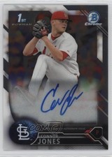 2016 Bowman Draft Chrome Draft Pick Auto Connor Jones #CDA-CJ Auto 11b4