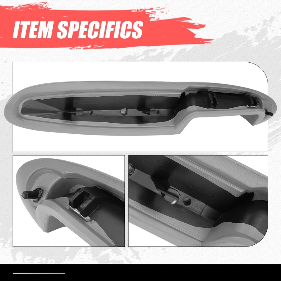 Front Door Panels Arm Rests Padded for Chevy GMC C/K 1500 2500 3500 95-02 L+R - Image 3 of 4