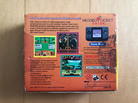 Neo Geo Pocket Color Stone Blue - Nearly Complete In Box - No Paperwork
