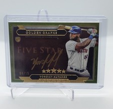 Five Star Gold Graphs Yordan Alvarez /15 Houston Astros