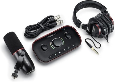 Focusrite Vocaster Two Studio Audio Interface 2-channel Input Dynamic Microphone