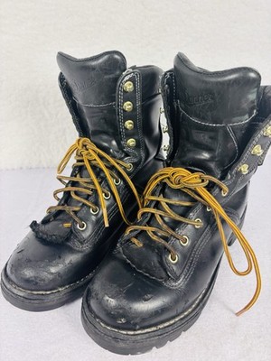 Danner Quarry U.S.A Black Gore Tex Boots Size Women s 7