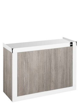 Diversa Aquarium Unterschrank Fine Line 120x50x70cm rechteck truffle-white