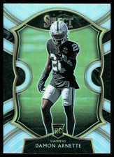 2020 Panini Select #92 Damon Arnette Silver Prizm