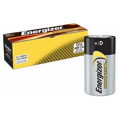 12 Energizer D Alkaline Lr20 Batterien 1.5V Industrie Mono R20 Mn1300 Am1 2028