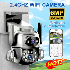 Tuya 6MP QHD WiFi Outdoor Yard Smart Security Camera Monitor Motion Activated US