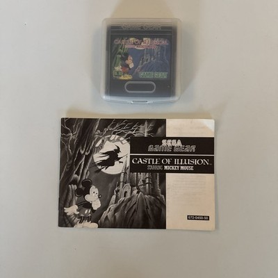 Castle Of Illusion Starring Mickey Mouse Sega Game Gear GG PAL Original Sammlung