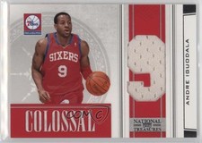 2009 Playoff National Treasures Die-Cut Jersey Number 46/99 Andre Iguodala nd3