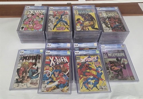 X-MEN ALL 1990s CGC GRADED LOT OF (50) COMICS X-Force Wolverine Classic