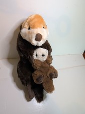 Wild Republic Plush Sea Otter Mom & Baby 16  ...