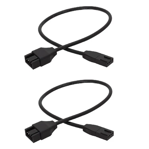 1X(2 StüCk LüFter-VerläNgerungskabel, Computer-LüFter, PWM-Temperaturregelu6413
