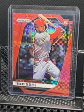 Thomas Saggese RC 2025 Prizm Red Power Prizm #47/99 - #185 Cardinals